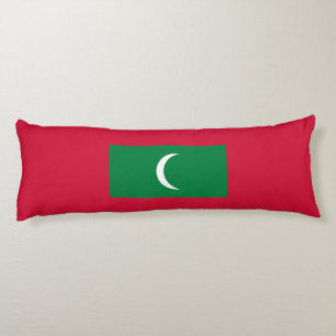Maldives Flag Body Pillow
