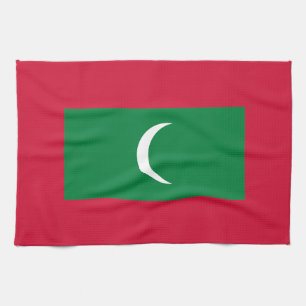 Maldives Flag Kitchen Towel