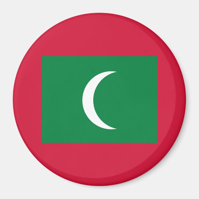 Maldives Flag Magnet (Front)