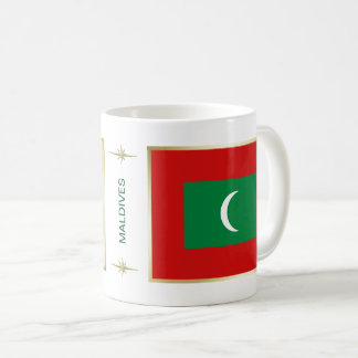 Maldives Flag + Map Mug
