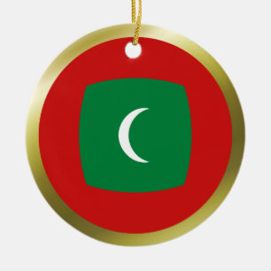 Maldives Flag Ornament