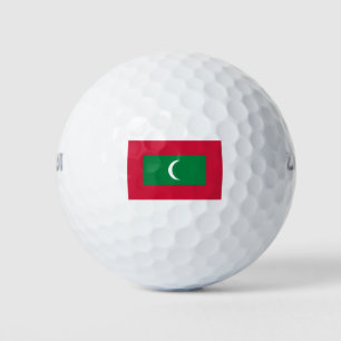 Maldives Flag (Republic of Maldives) Golf Balls
