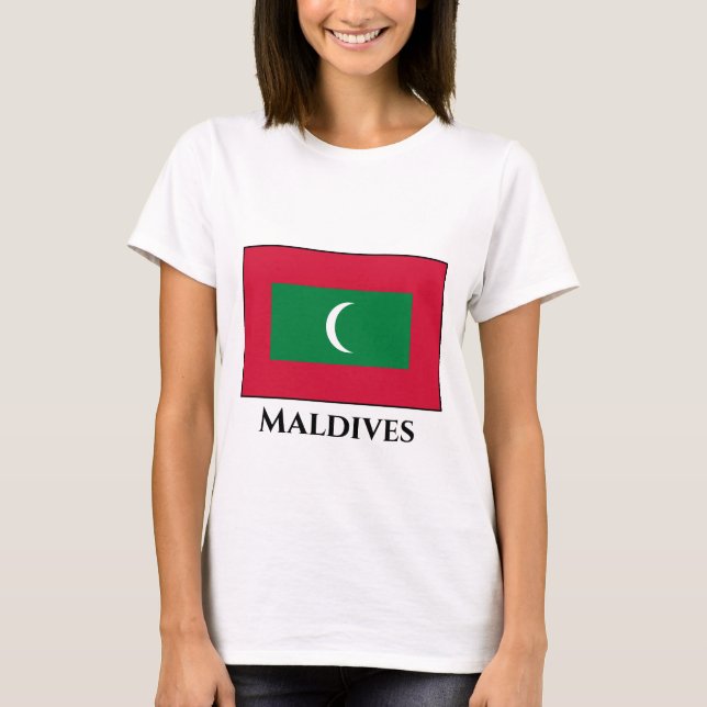 Maldives Flag T-Shirt (Front)