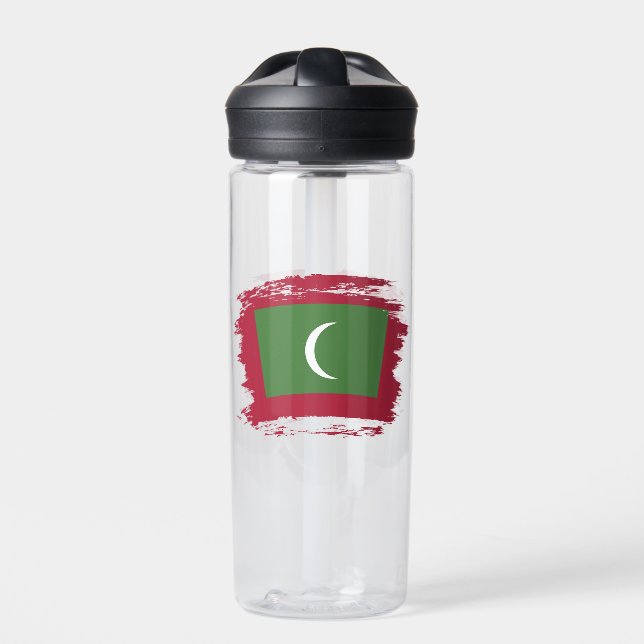 Maldives flag water bottle (Front)