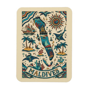 Maldives Indian Ocean Magnet