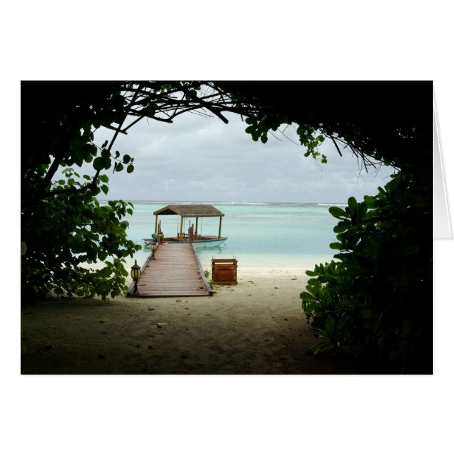 Maldives Island Boat (Front Horizontal)