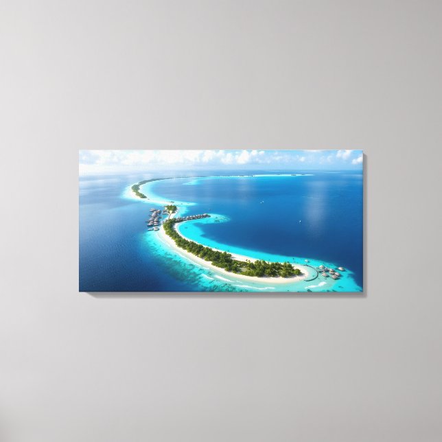 Maldives islands  canvas print (Front)