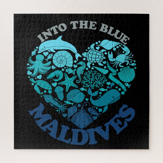 MALDIVES JIGSAW PUZZLE (Vertical)