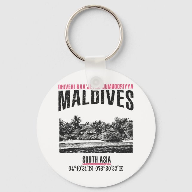 Maldives Keychain (Front)