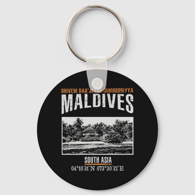 Maldives Keychain (Front)