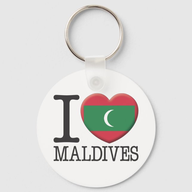 Maldives Keychain (Front)