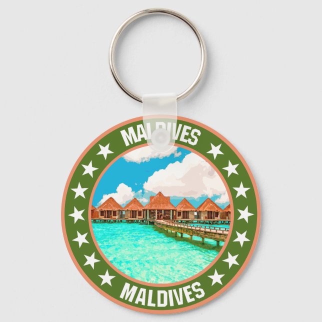 Maldives Keychain (Front)
