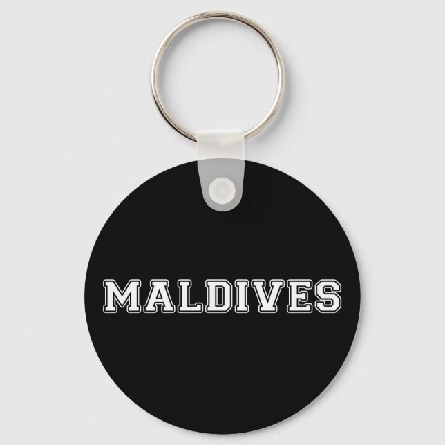 Maldives Keychain (Front)