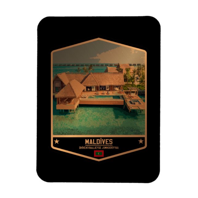 Maldives Magnet (Vertical)