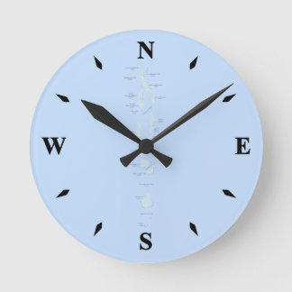 Maldives Map Clock