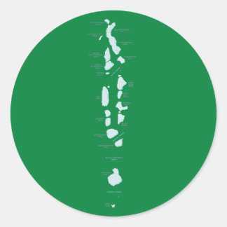 Maldives Map Sticker