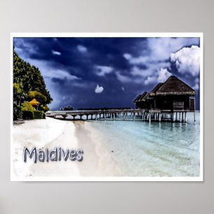 Maldives - Panorama - Poster