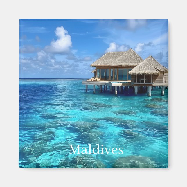 Maldives Photo  Magnet (Front)