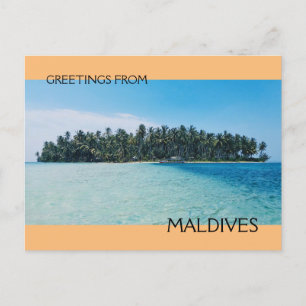 Maldives  postcard