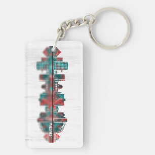 Maldives Skyline Keychain