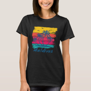 Maldives  summer beach holiday destination T-Shirt