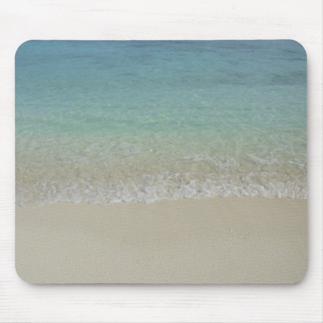 Maldives Template Custom Sea Sky Sand Elegant Mouse Pad (Front)