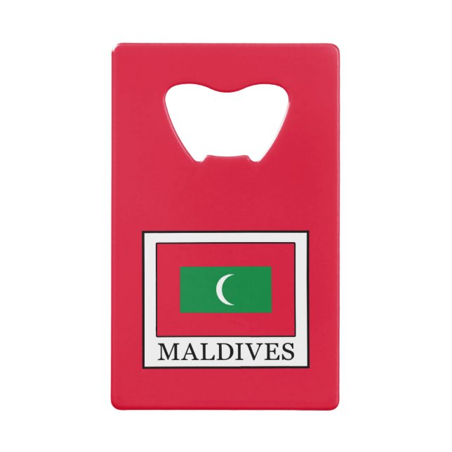 Maldives Wallet Bottle Opener (Front)