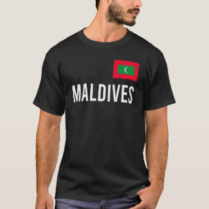 Maldives Women Men Kids Maldives Flag Souvenir T-Shirt