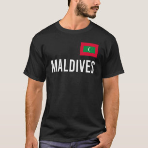 Maldives Women Men Kids Maldives Flag Souvenir T-Shirt
