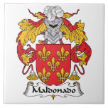 Maldonado Family Crest Tile<br><div class="desc">Maldonado Coat of Arms</div>