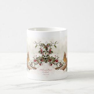Male and Female Cardinal Mug