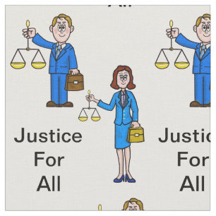 Male and Female Lawyers Material Fabric