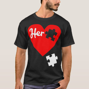 Male and Female Matching Pyjamas for Valentine's D T-Shirt
