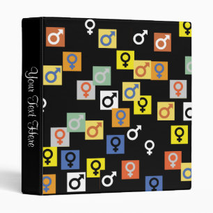 Male and female symbols Binder