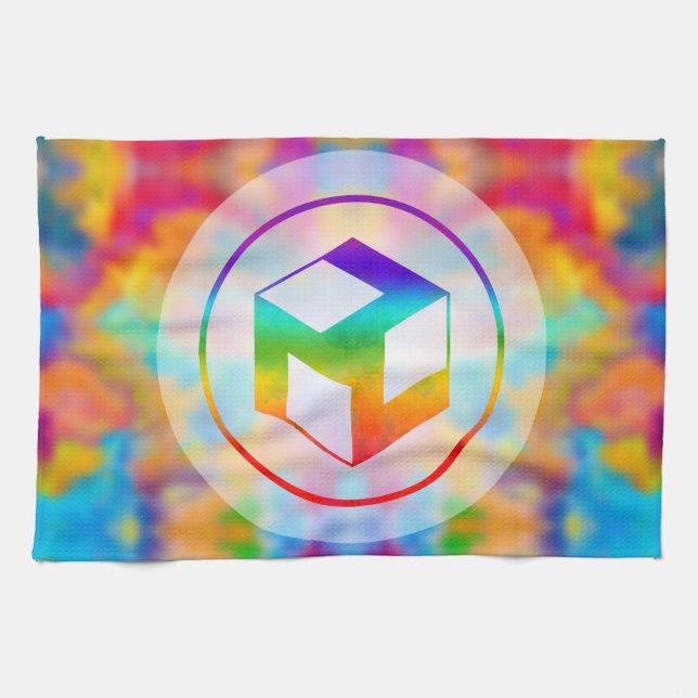 Male Antahkarana - Yang Antahkarana Kitchen Towel (Horizontal)