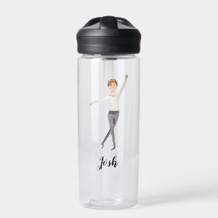 Male Ballet Dancer Water Bottle