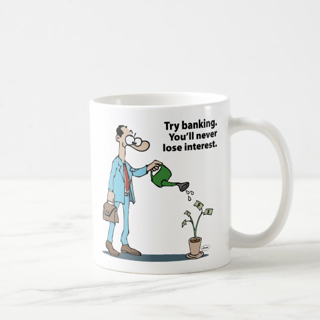 Male Banker Coffee Mug (Right)