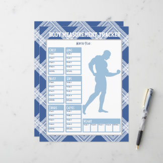 Male Body Measurements Tracker Weight Loss Chart