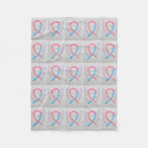 Male Breast Cancer Awareness Blanket
