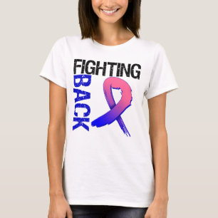 Male Breat Cancer Fighting Back T-Shirt