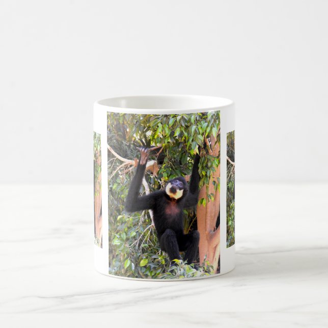 Male Buff cheeked gibbon Coffee Mug (Center)