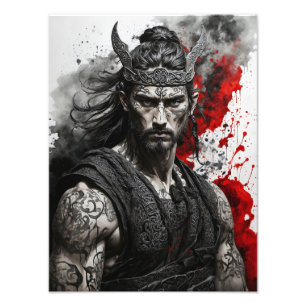 Male Celtic Warrior A Photo Print