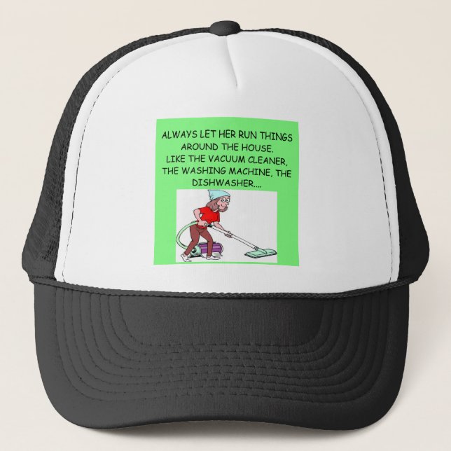 male chauvinist pig jokes trucker hat (Front)