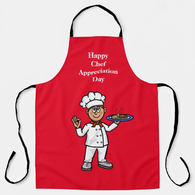 Male Chef Appreciation Day Apron (Front)
