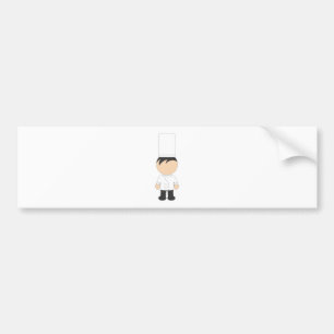 Male Chef Bumper Sticker