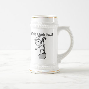 Male Chefs Rule Beer Stein