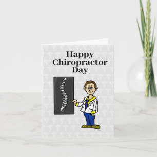 Male Chiropractor Day Greeting Card
