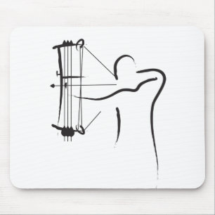 Male Compound Archer Mouse Pad
