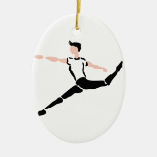 MALE DANCER CERAMIC ORNAMENT