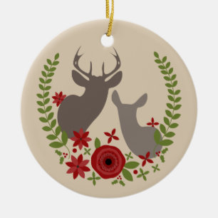 Mâle et ornement de Noël personnalisé par daine